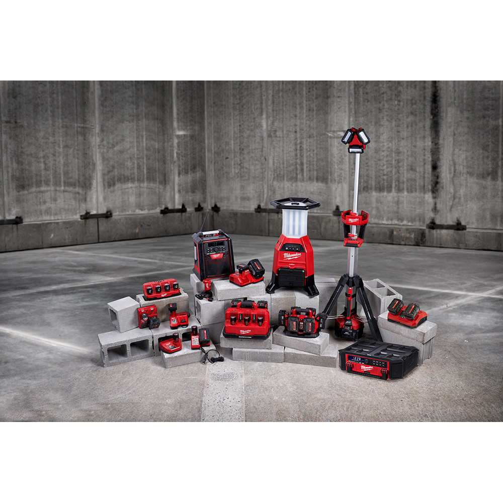 Milwaukee M18 Dual Bay Simultaneous Rapid Charger from GME Supply